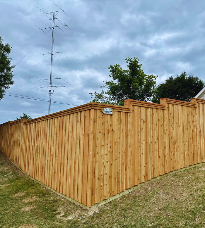 hancock fence custom residential cedar fence